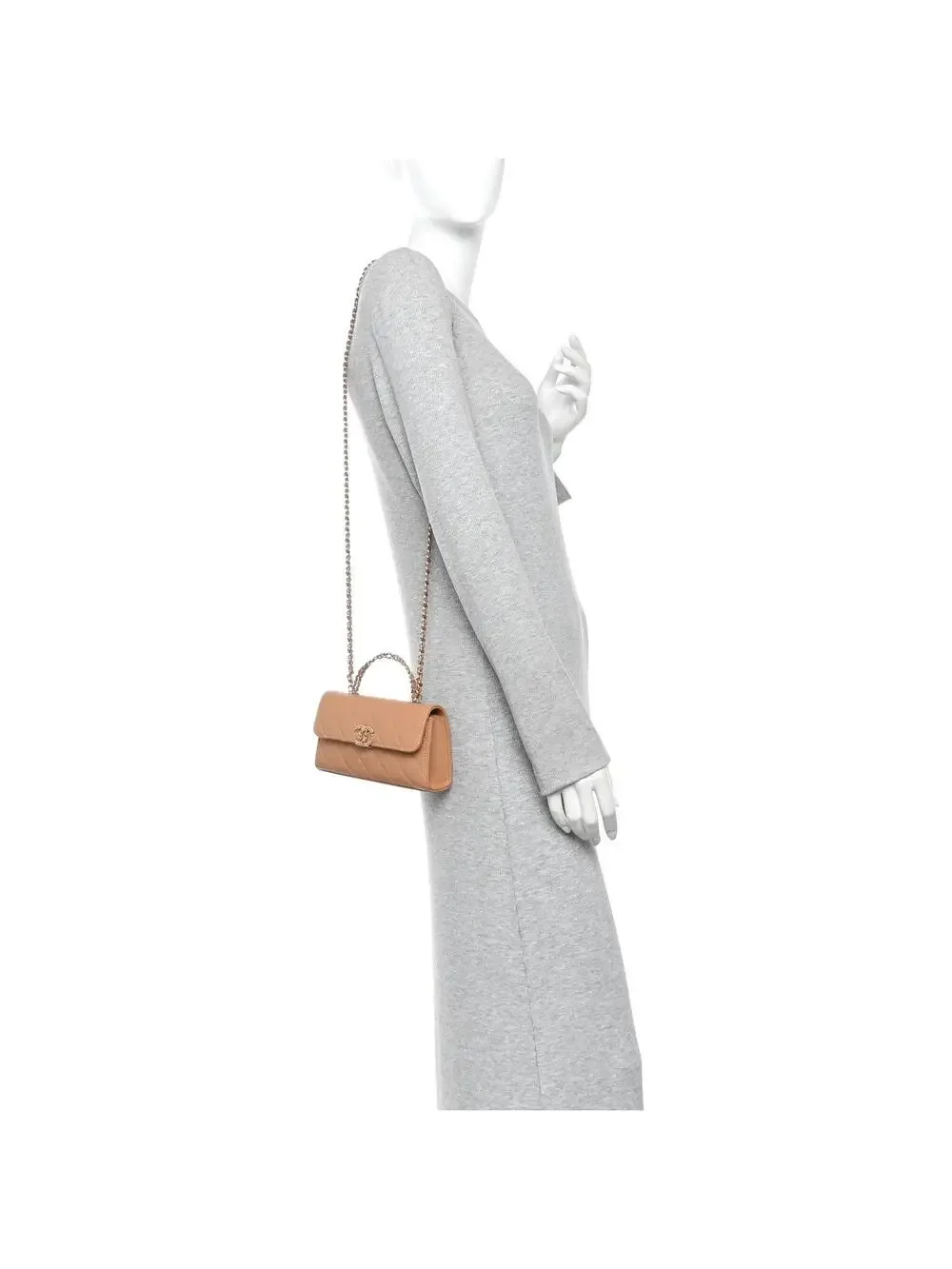 Chanel Caviar Quilted Chain Match Top #335697C55B